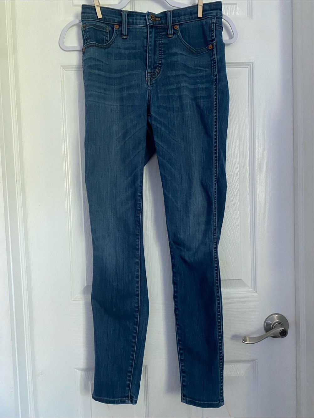Madewell Skinny Jeans in Medium Blue Wash